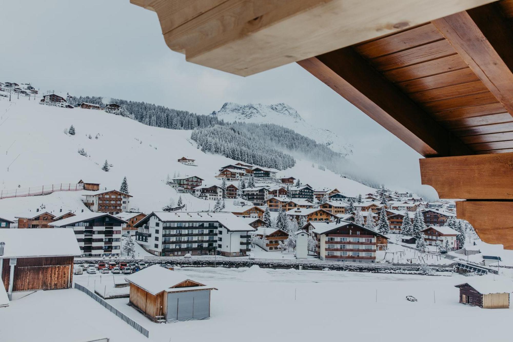 Fernsicht Alpen-Apartments Lech am Arlberg Phòng bức ảnh