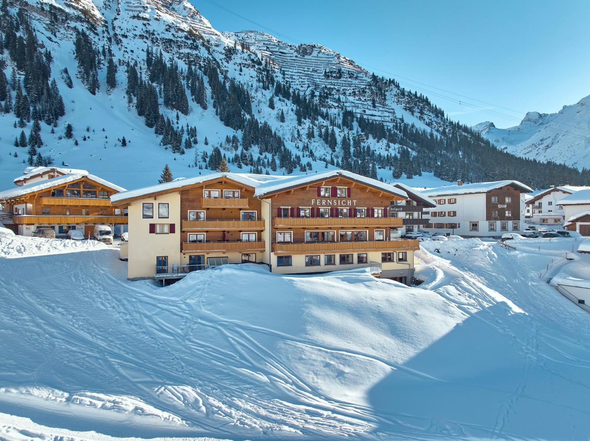 Fernsicht Alpen-Apartments Lech am Arlberg Ngoại thất bức ảnh